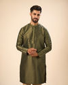 Elegant Olive Green Kurta Pajama